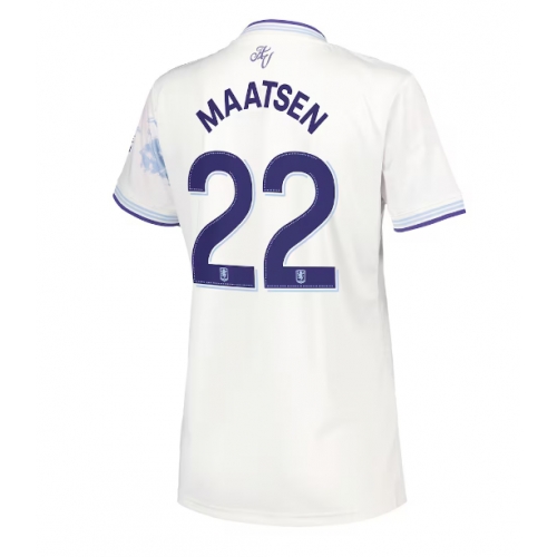 Billige Fotballdrakt Aston Villa Ian Maatsen #22 Replika Tredjedrakt Dame 2025-26 Kortermet Billige Fotballdrakt Aston Villa Ian Maatsen #22 Replika Tredjedrakt Dame 2025-26 Kortermet